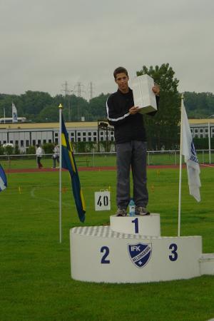 Benjamin Jaron gewinnt die 400m der Männer bei den Öresundspielen