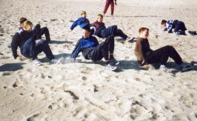 Training am Strand